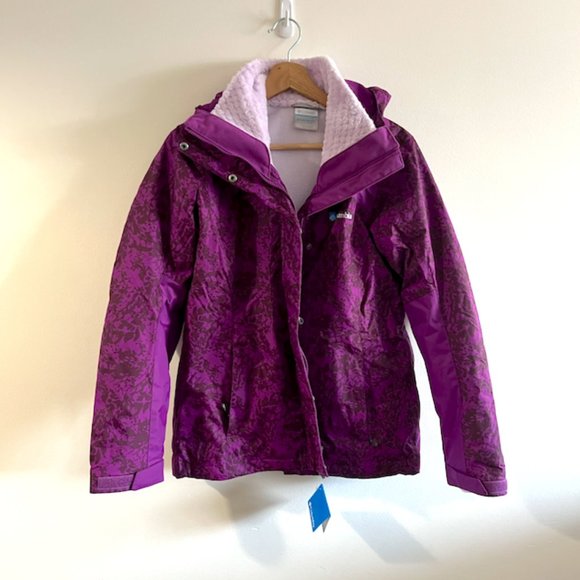 Columbia 3 in 1 Women's Purple Tunnel Falls™ Interchange Jacket - Picture 5 of 13